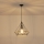 Ljuskrona med textilsladd FLARE 1xE27/15W/230V diameter 38 cm beige