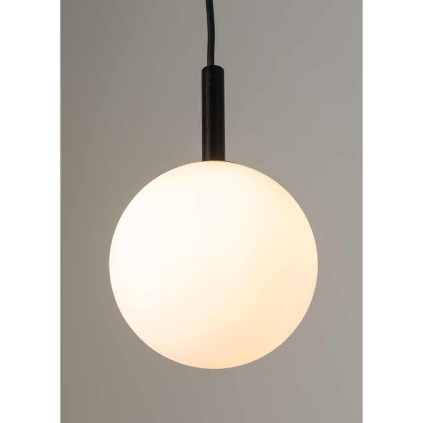 Ljuskrona med textilsladd GAMA 1xG9/12W/230V svart