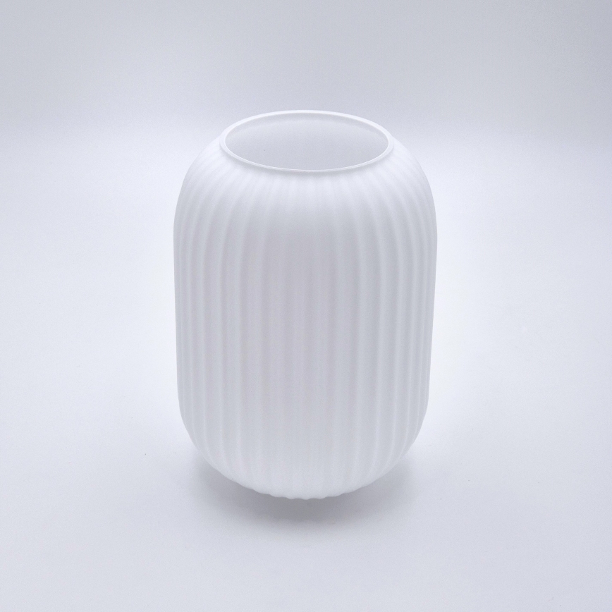 Ljuskrona med textilsladd HARMONY 1xE27/15W/230V diameter 14 cm vit/ek