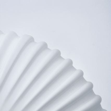 Ljuskrona med textilsladd HARMONY 1xE27/15W/230V diameter 25 cm vit/ek