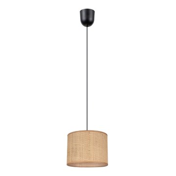 Ljuskrona med textilsladd IRMA 1xE27/60W/230V diameter 20 cm