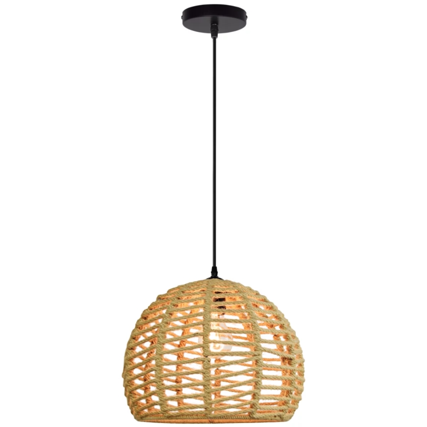 Ljuskrona med textilsladd OTIS 1xE27/20W/230V diameter 30 cm