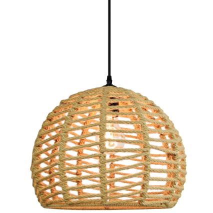 Ljuskrona med textilsladd OTIS 1xE27/20W/230V diameter 30 cm