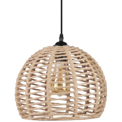 Ljuskrona med textilsladd OTIS 1xE27/20W/230V diameter 30 cm