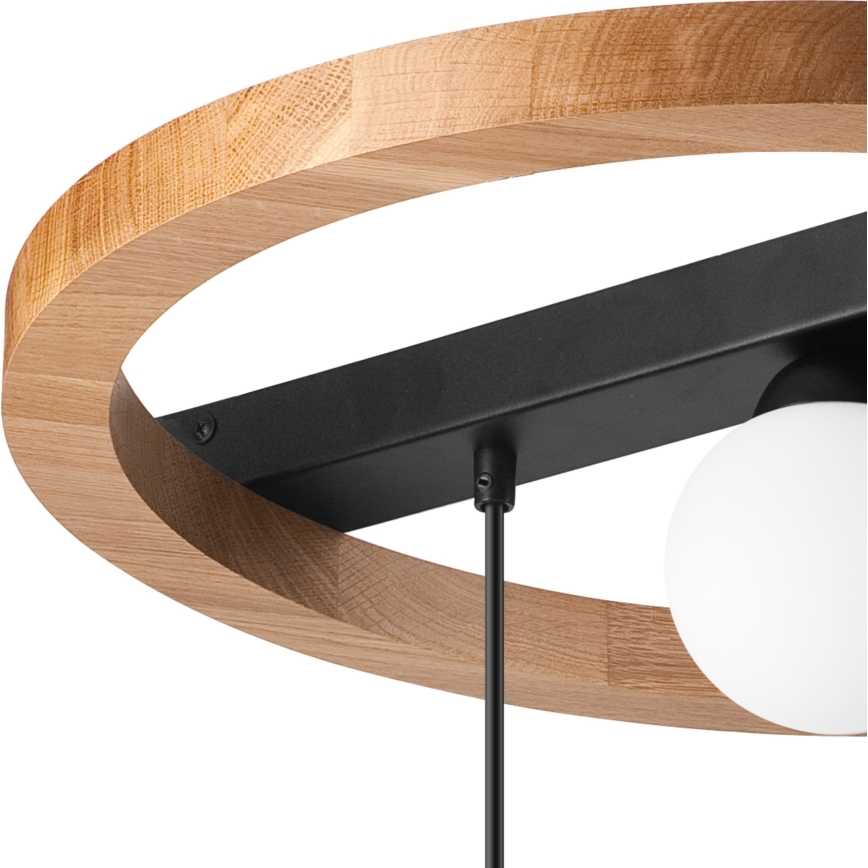 Ljuskrona med textilsladd OTIS 2xG9/5W/230V + 2xE27/15W/230V ek