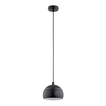 Ljuskrona med textilsladd PLUS 1xE14/40W/230V diameter 15 cm