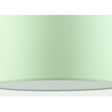 Ljuskrona med textilsladd RONDO KIDS 1xE27/25W/230V grön