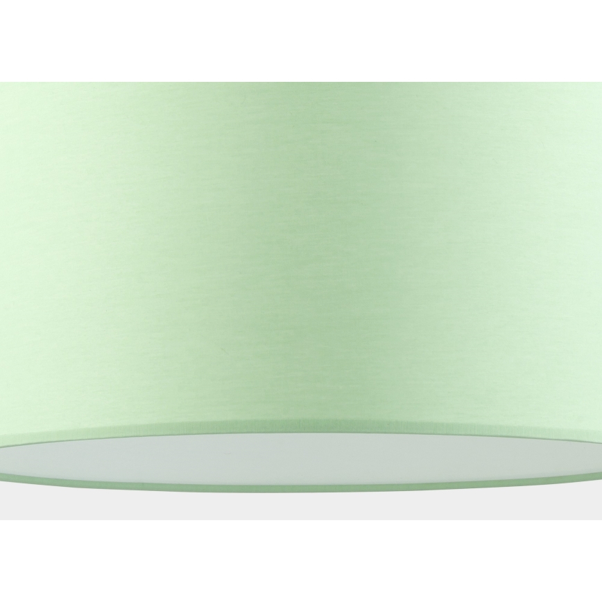 Ljuskrona med textilsladd RONDO KIDS 1xE27/25W/230V grön