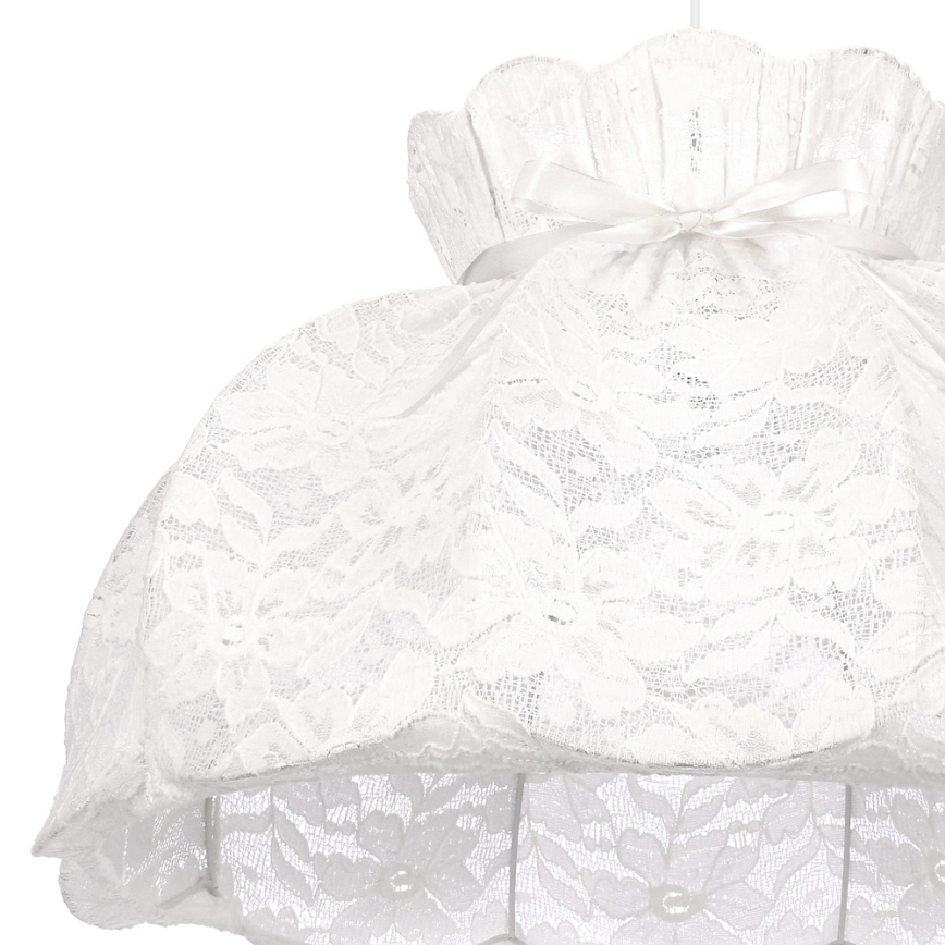 Ljuskrona med textilsladd ROSSINI 1xE27/40W/230V