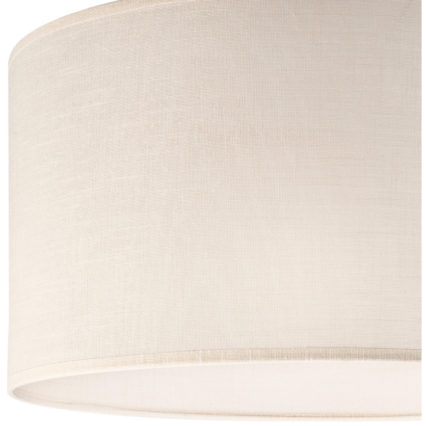 Ljuskrona med textilsladd SIRJA 1xE27/60W/230V krämig