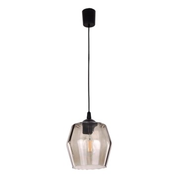 Ljuskrona med textilsladd SMOKE 1xE27/15W/230V