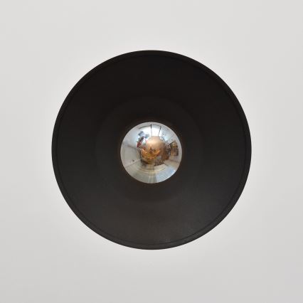 Ljuskrona med textilsladd SORAPIS 1xE27/15W/230V svart