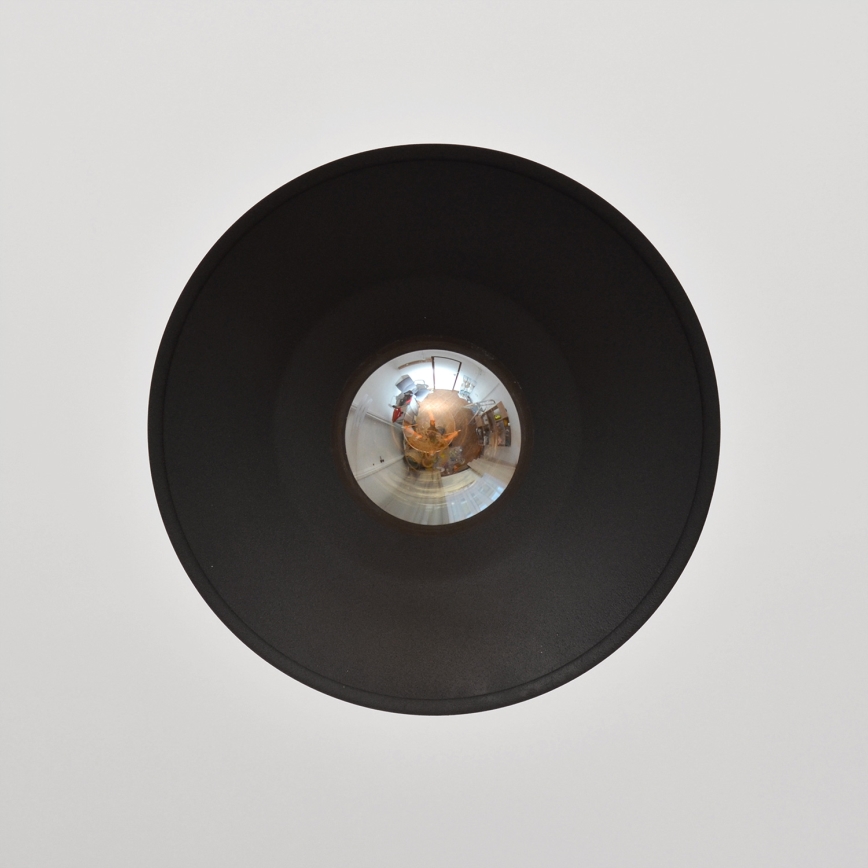 Ljuskrona med textilsladd SORAPIS 1xE27/15W/230V svart