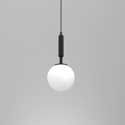Ljuskrona med textilsladd SPIRA 1xE14/15W/230V svart