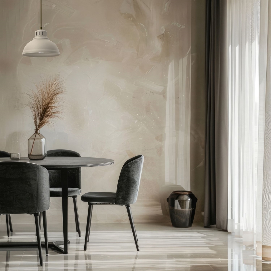 Ljuskrona med textilsladd SVEN 1xE27/15W/230V beige