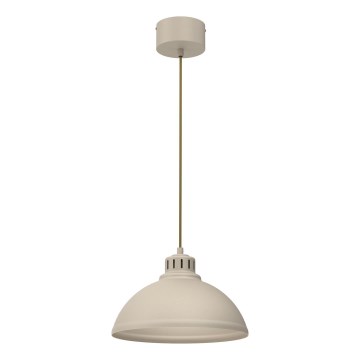 Ljuskrona med textilsladd SVEN 1xE27/15W/230V beige