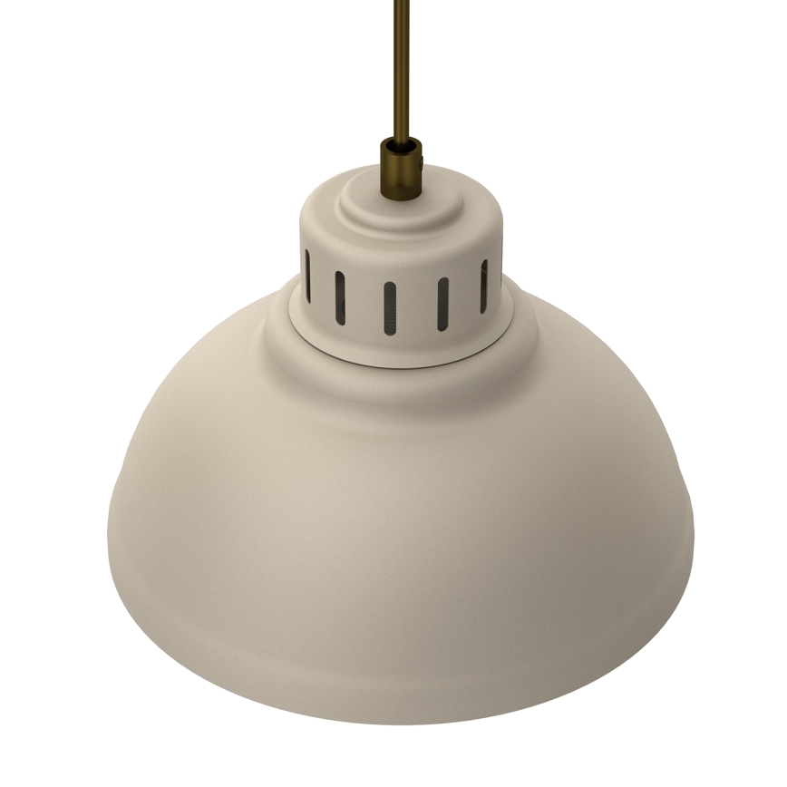 Ljuskrona med textilsladd SVEN 3xE27/15W/230V beige