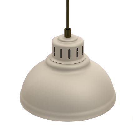 Ljuskrona med textilsladd SVEN 5xE27/15W/230V beige