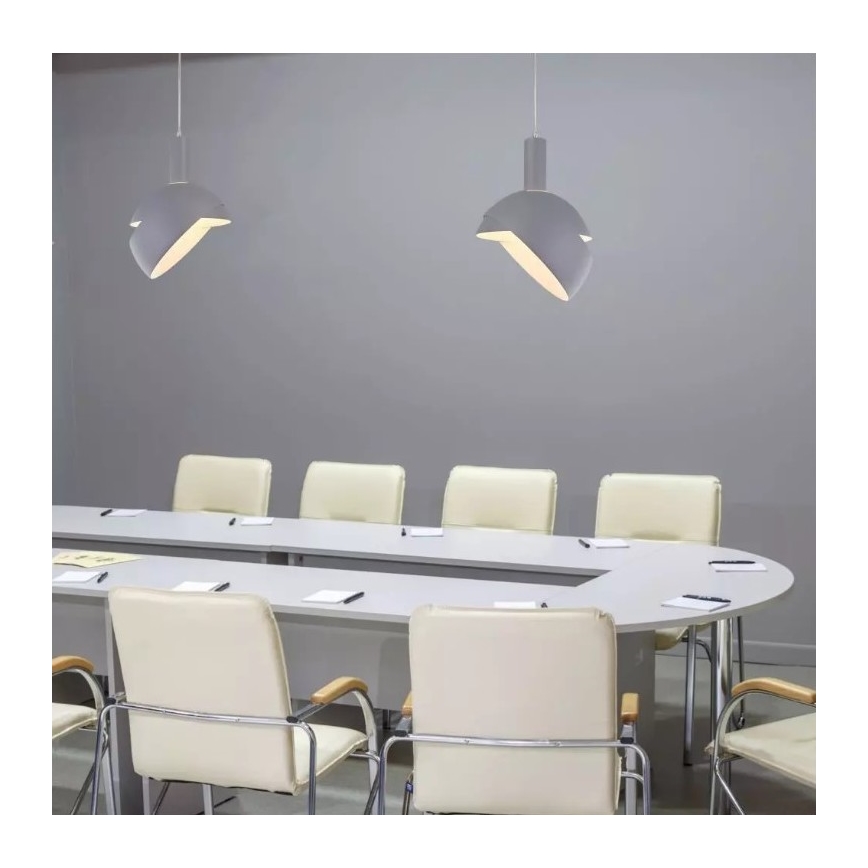 Ljusskrona med upphängningsrem  1xE14/60W/230V grå