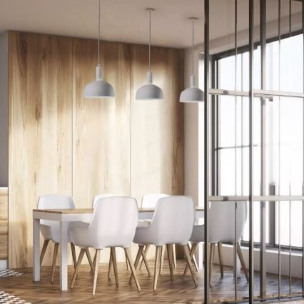 Ljusskrona med upphängningsrem  1xE14/60W/230V vit 