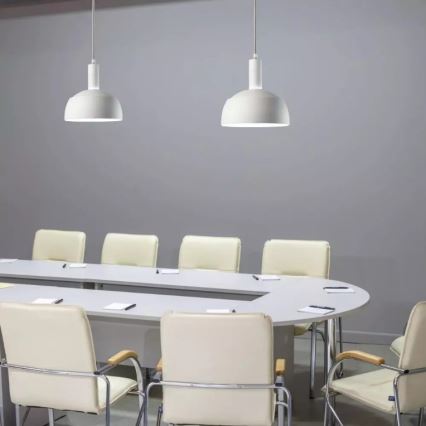 Ljusskrona med upphängningsrem  1xE14/60W/230V vit 