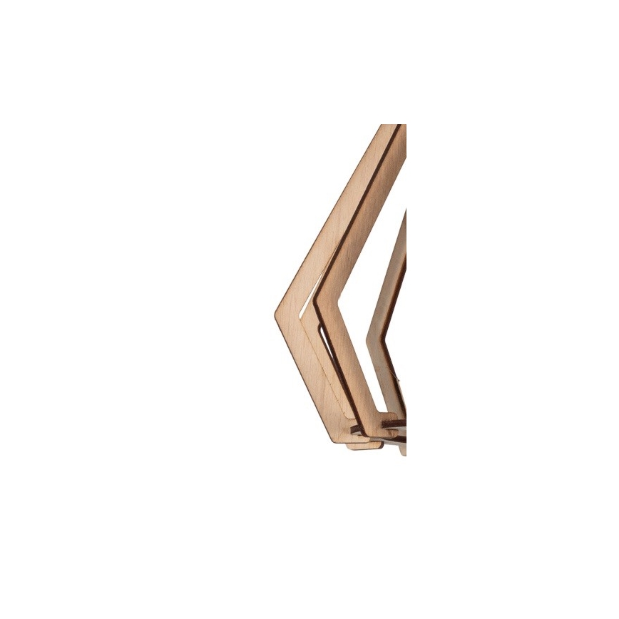 Ljuskrona med upphängningsrem  BERGO 1xE27/60W/230V vit 