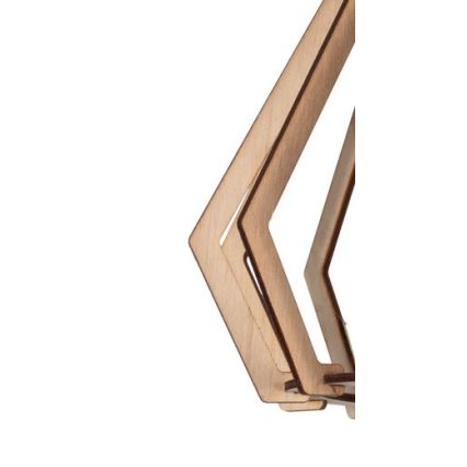 Ljuskrona med upphängningsrem  BERGO 2xE27/60W/230V vit 