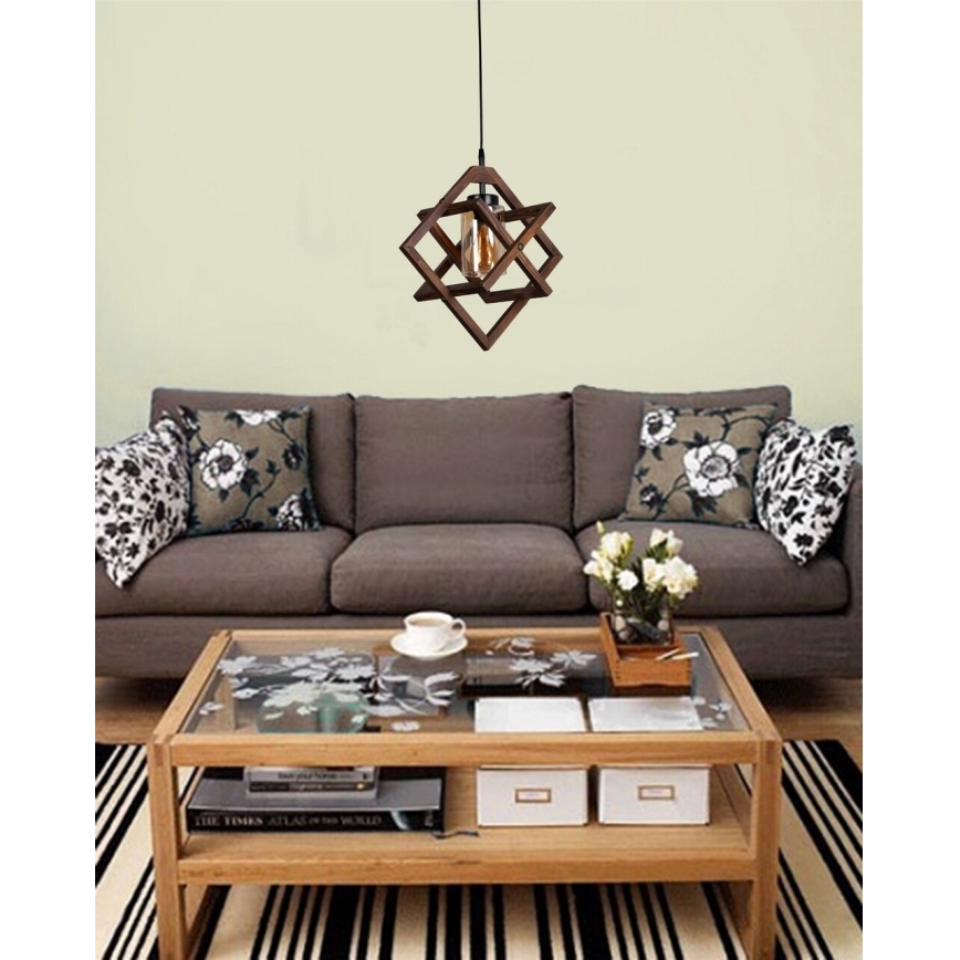 Ljusskrona med upphängningsrem  BERLIN 1xE27/60W/230V