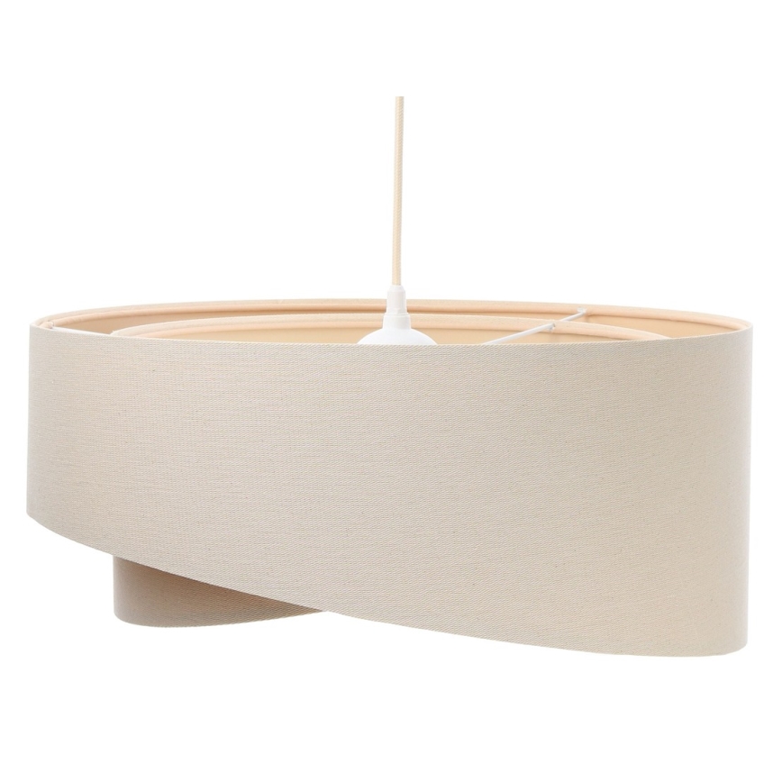 Ljusskrona med upphängningsrem  GALAXY 1xE27/60W/230V beige 