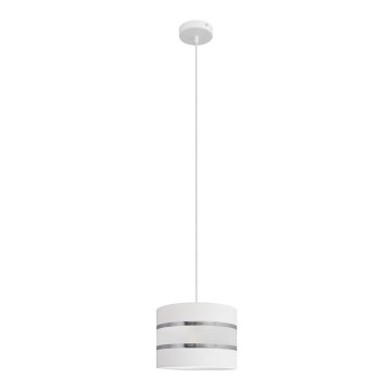 Ljuskrona med upphängningsrem HELEN 1xE27/15W/230V diameter 20 cm vit