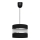 Ljuskrona med upphängningsrem  HELEN 1xE27/15W/230V svart 