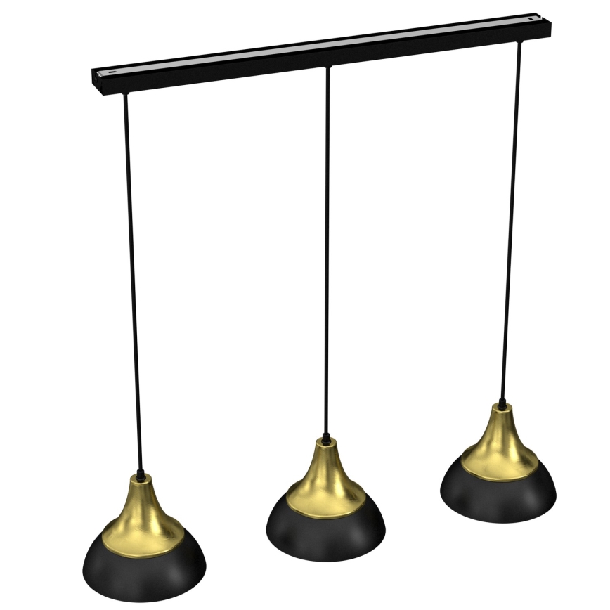 Ljuskrona med upphängningsrem NERGIS 3xE27/60W/230V