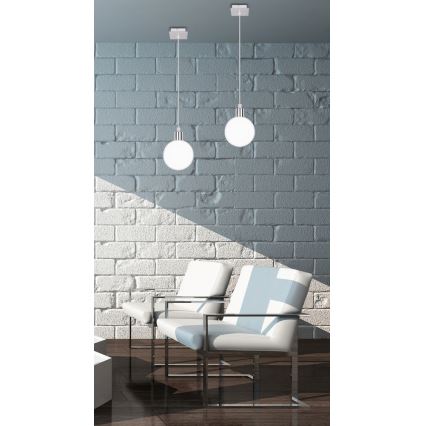 Ljusskrona med upphängningsrem  ODEN 1xG9/40W/230V diameter  12 cm