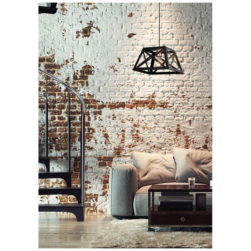 Ljusskrona med upphängningsrem  ORIGAMI 1xE27/40W/230V