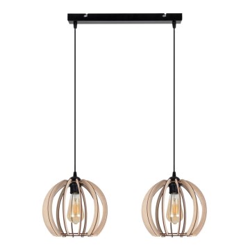 Ljuskrona med upphängningsrem  påRO 2xE27/60W/230V