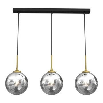 Ljuskrona med upphängningsrem REFLEX 3xE14/40W/230V