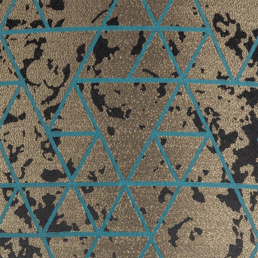 Ljuskrona med upphängningsrem  REZO 1xE27/60W/230V turkos /gyllene