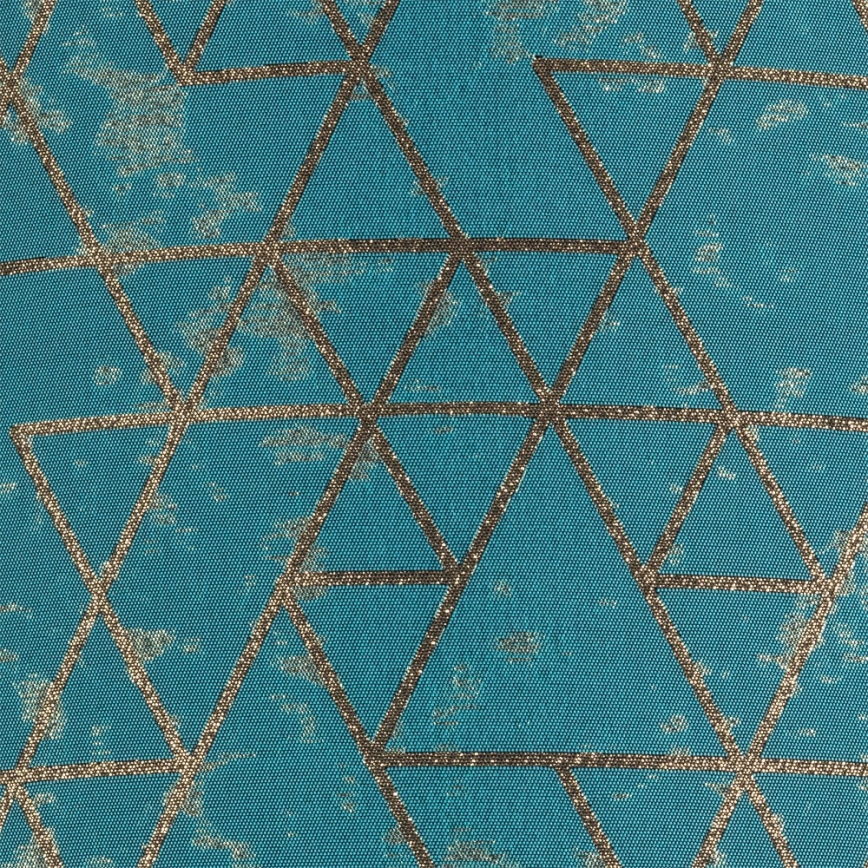 Ljuskrona med upphängningsrem  REZO 1xE27/60W/230V turkos /gyllene