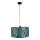 Ljuskrona med upphängningsrem  REZO 1xE27/60W/230V turkos