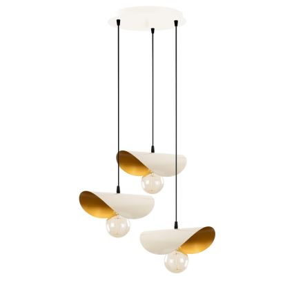 Ljusskrona med upphängningsrem  SIVANI 3xE27/100W/230V