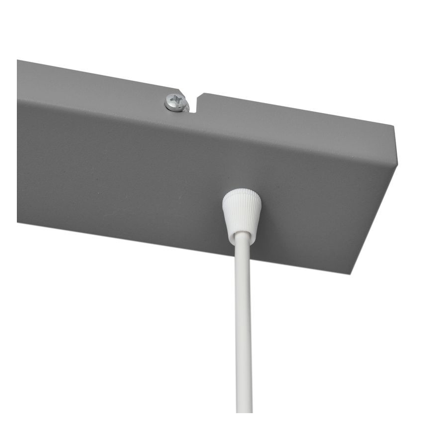 Ljuskrona med upphängningsrem VOLTA 2xE27/15W/230V grå