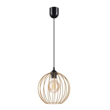 Ljuskrona med upphängningsrem ZOYA 1xE27/60W/230V mässing