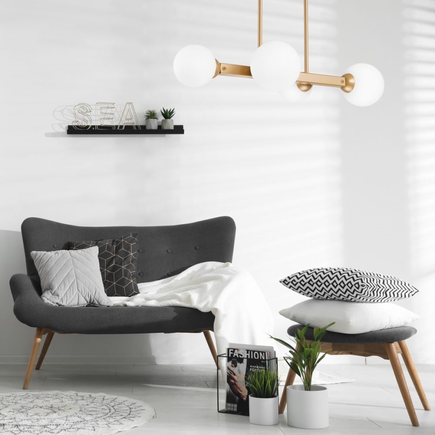 Ljuskrona on a pole ASTRO 4xG9/5W/230V guld