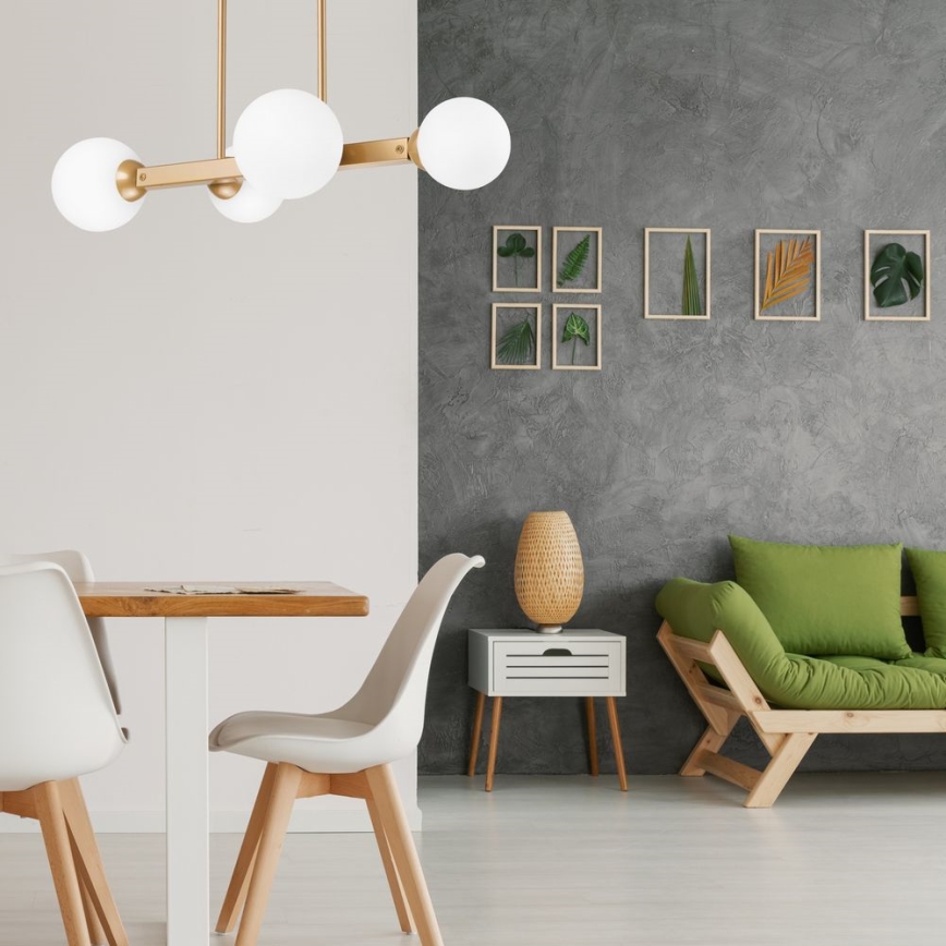 Ljuskrona on a pole ASTRO 4xG9/5W/230V guld