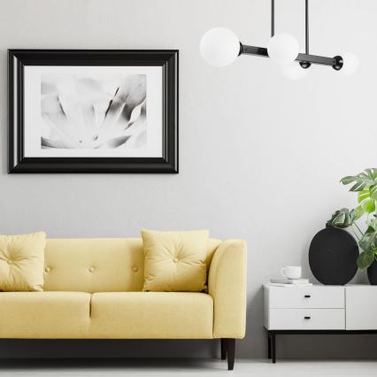 Ljuskrona on a pole ASTRO 4xG9/5W/230V svart