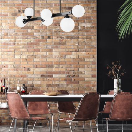 Ljuskrona on a pole ASTRO 6xG9/5W/230V svart