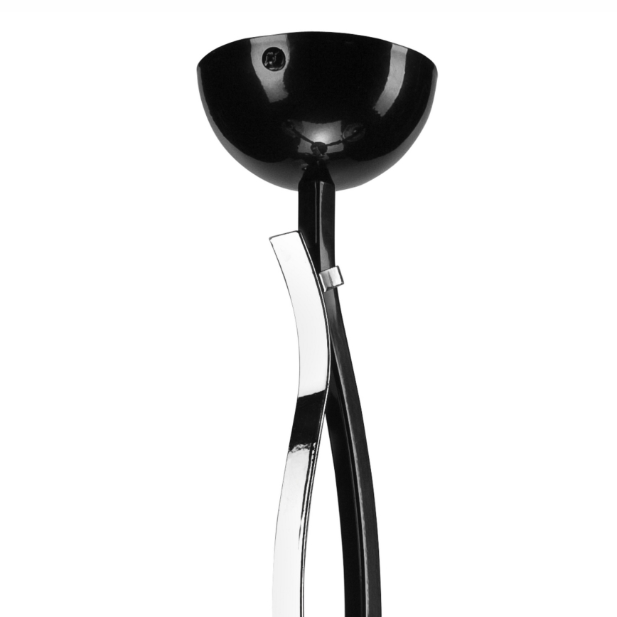 Ljuskrona on a pole PAULA 5xE27/60W/230V svart