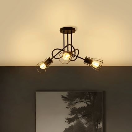 Ljuskrona OXFORD 3xE27/15W/230V