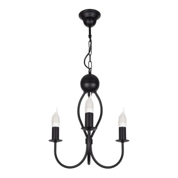 Ljuskrona på kedja ARTHUR 3xE14/40W/230V