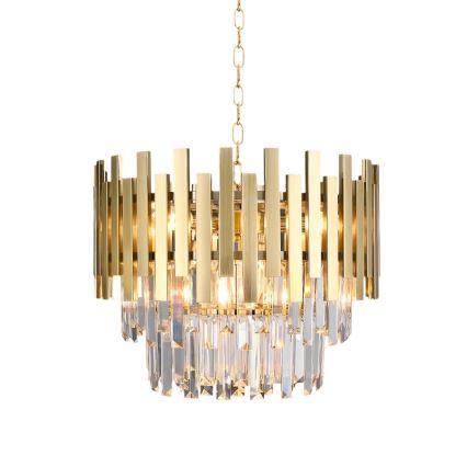 Ljuskrona på kedja ASPEN GOLD 6xE14/40W/230V